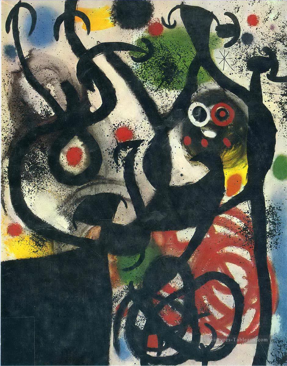 Les femmes et les oiseaux dans la nuit Joan Miro Peintures à l'huile